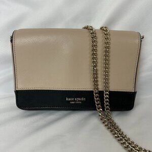 Kate Spade Crossbody Black and Cream Small Shoulder Bag